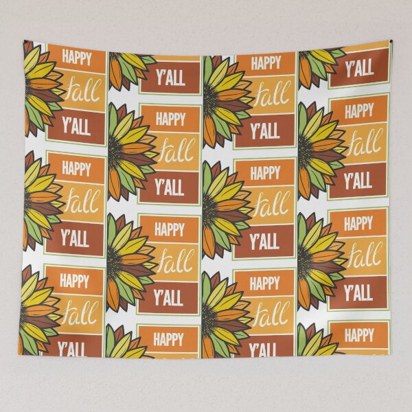 Item preview, Happy Fall Y_All                                  designed and sold by oomboomtees.