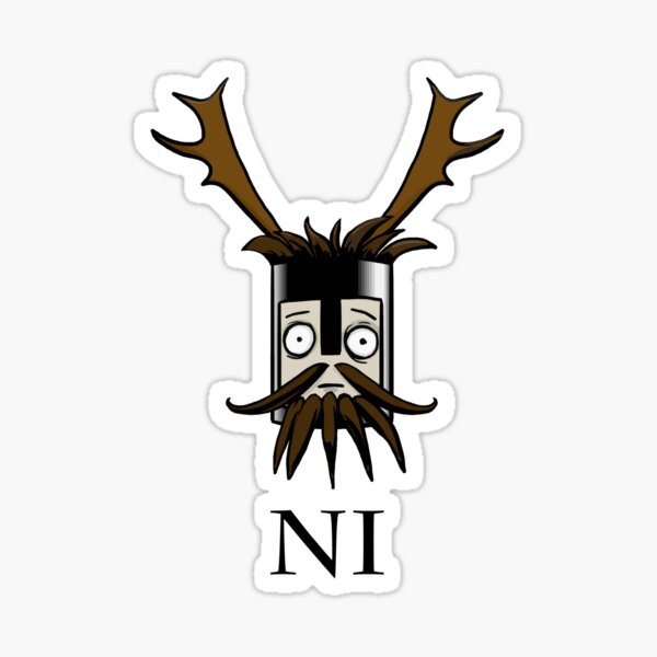 Knight of Ni Sticker
