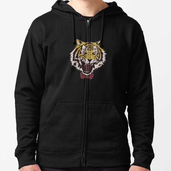 Yurio's Bow Tie Tiger Zipped Hoodie