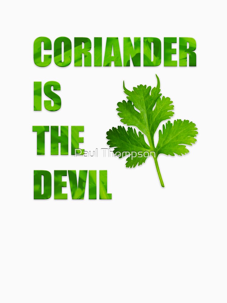 "satanic herb" Tshirt for Sale by KindredPunk Redbubble coriander