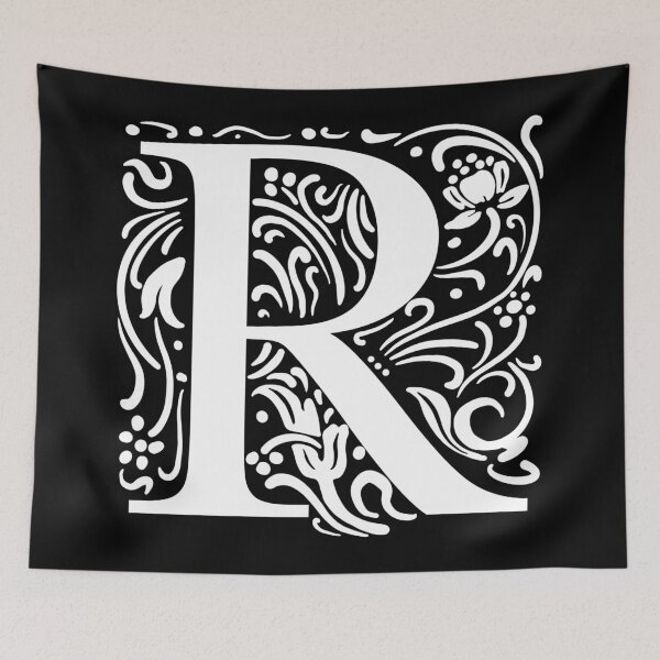 Item preview, Illuminated Initial R designed and sold by rogue-design.