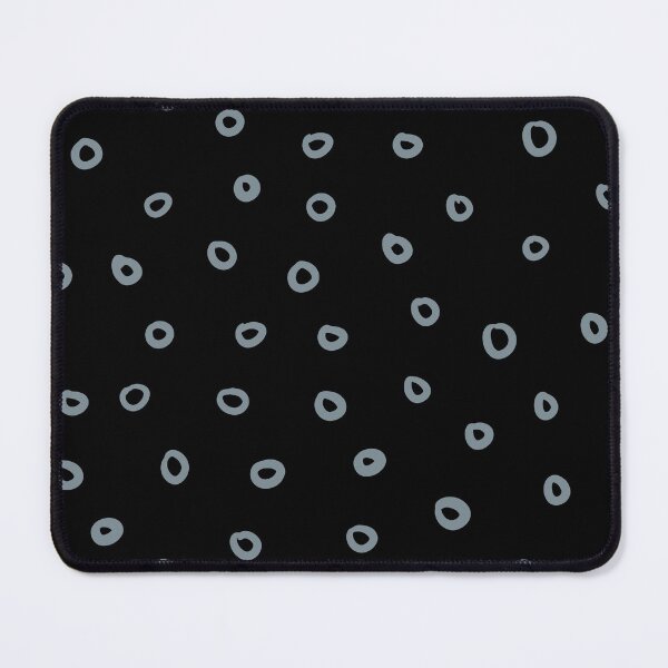 Item preview, Black and Blue Simple Hoop Circle Pattern Pairs Dulux 2022 Popular Colour Denim Drift - Color Trends designed and sold by ColorOfTheYears.