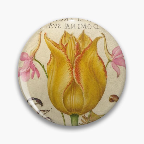 Item preview, Naturalist Manuscript: Flower, Scorpion, and Calligraphy Illumination by Joris Hoefnagel designed and sold by Naturalist Prints.