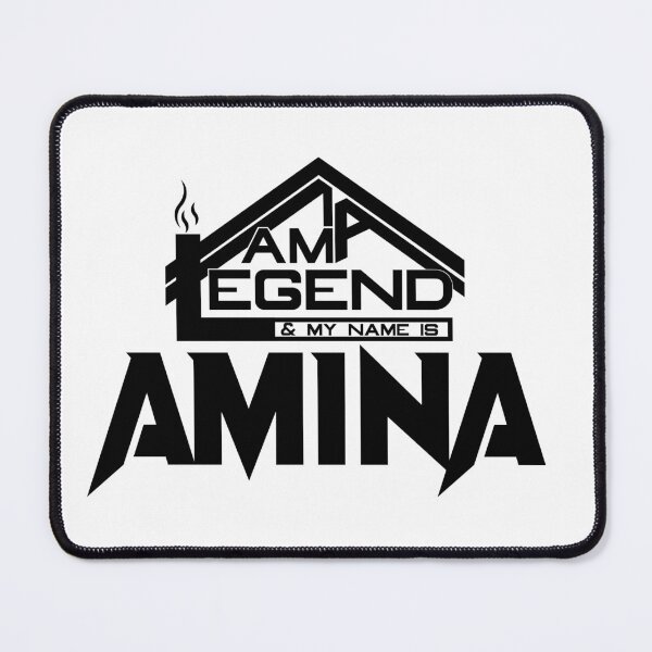 Item preview, I am a Legend & My Name Is Amina ( I am Legendary ) designed and sold by koreatvtea.