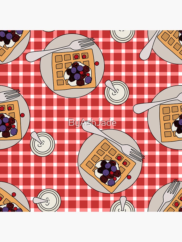 red and white picnic blanket clipart