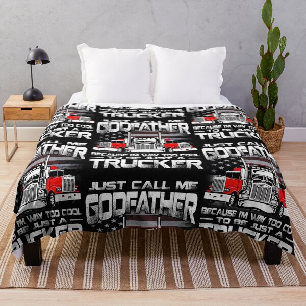 Item preview, Godfather Because Im Way Too Cool To Be Just A Trucker designed and sold by rawlingspryoxny.
