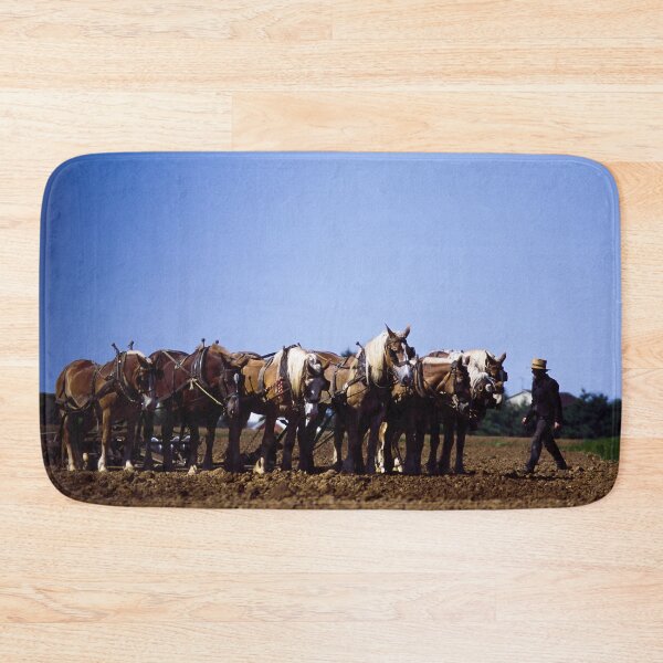 Item preview, Amish farmer and his team of draft horses, Lancaster, Pennsylvania designed and sold by OrcaNature.