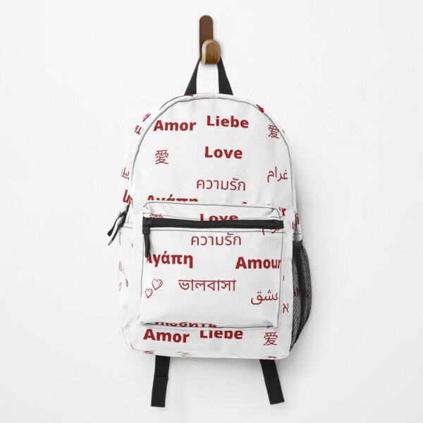 Item preview, The word "love" in fifteen different languages - Red version designed and sold by AlessiaCar.