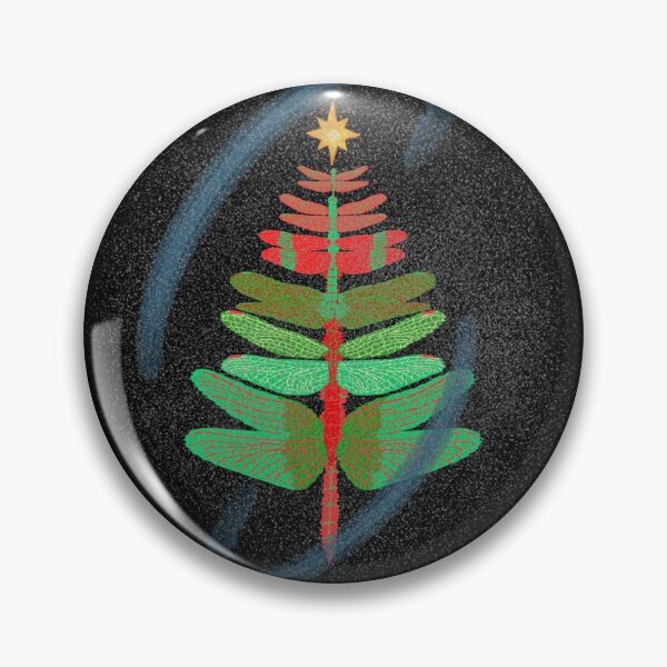 Item preview, Dragonfly Christmas Tree Spray Paint Style designed and sold by Onewivnacher.