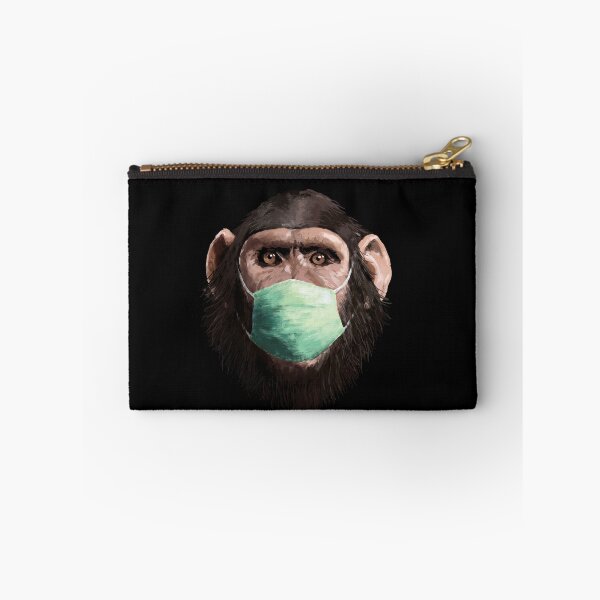 Item preview, chimp in mask designed and sold by Yerlanio.