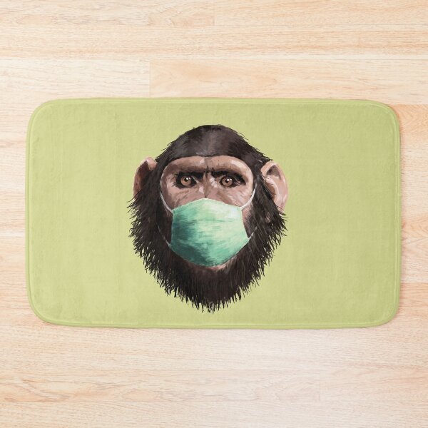 Item preview, chimp in mask designed and sold by Yerlanio.