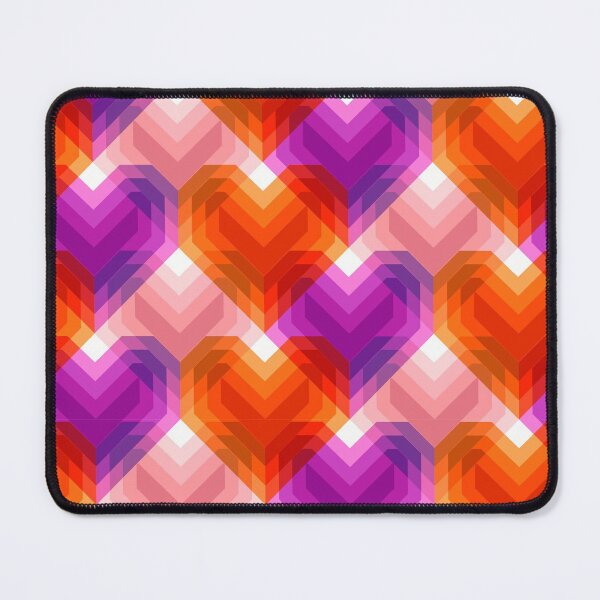 Item preview, Glowing geometric hearts designed and sold by Irina Ivanova.