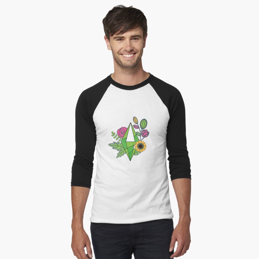 Aperçu de l'œuvre T-shirt baseball manches ¾ créée et vendue par Shubi.