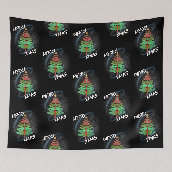 Item preview, Dragonfly Christmas Tree Spray Paint Style designed and sold by Onewivnacher.