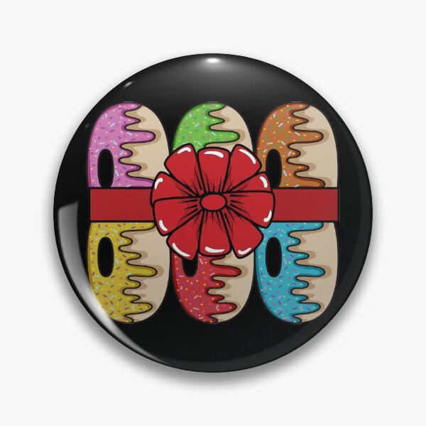 Item preview, Six pack of donuts with a ribbon decoration for christmas designed and sold by Donutlovers.