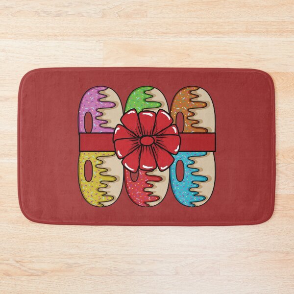 Item preview, Six pack of donuts with a ribbon decoration for christmas designed and sold by Donutlovers.