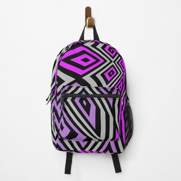 Item preview, Abstract geometric floral design pink purple designed and sold by aapshop.