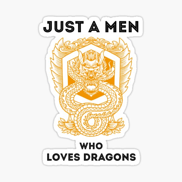 Bearded Dragon : Just a men who loves bearded dragon Sticker