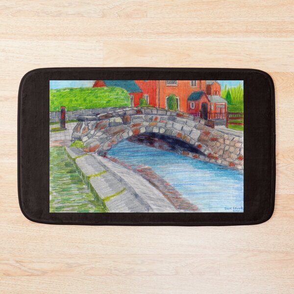 Item preview, 598 - RIVER EITHA, MILL LANE, PENYCAE - DAVE EDWARDS - COLOURED PENCILS - 2021 designed and sold by BLYTHART.