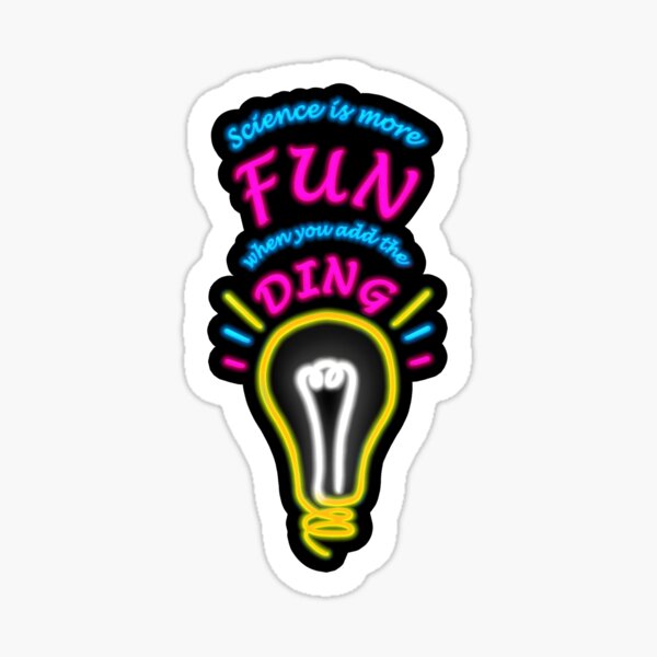Item preview, Fun + Ding (Blue) designed and sold by ResearchGals.