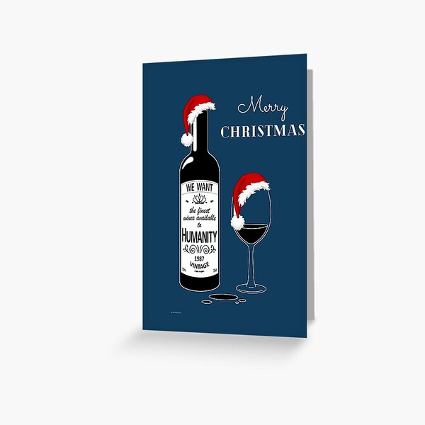 Aperçu de l'œuvre Le vin à Noël - Withnail and I style créée et vendue par HandmadeFilms.