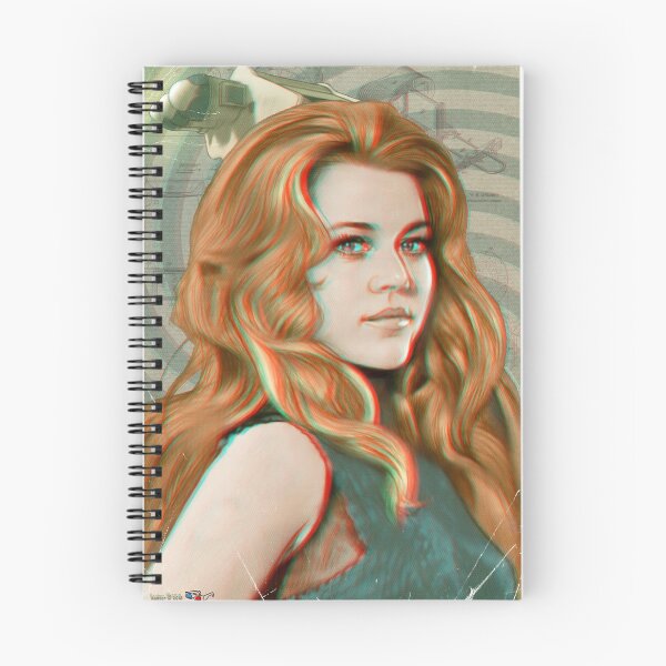 Item preview,  3d Anaglyph pop-art illustration of Jane Fonda as Barbarella designed and sold by 3dPopArt.