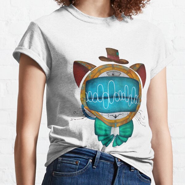 Shoupignon the robot-cat steampunk Classic T-Shirt