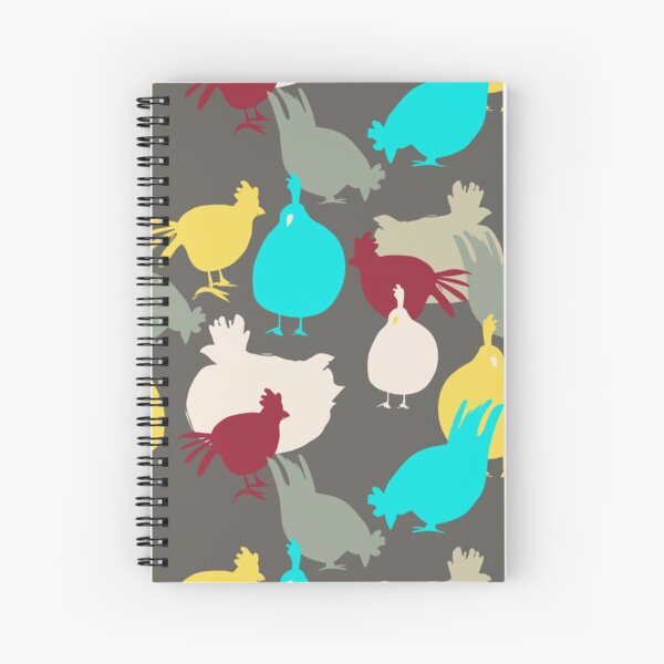 Busy Chickens Spiral Notebook