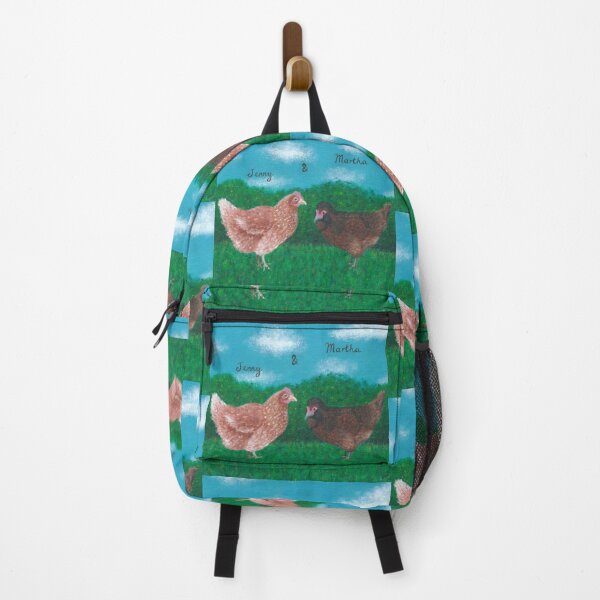 Item preview, Chicken Friends Jenny & Martha, Hand-Painted Portrait designed and sold by ArtAFT.