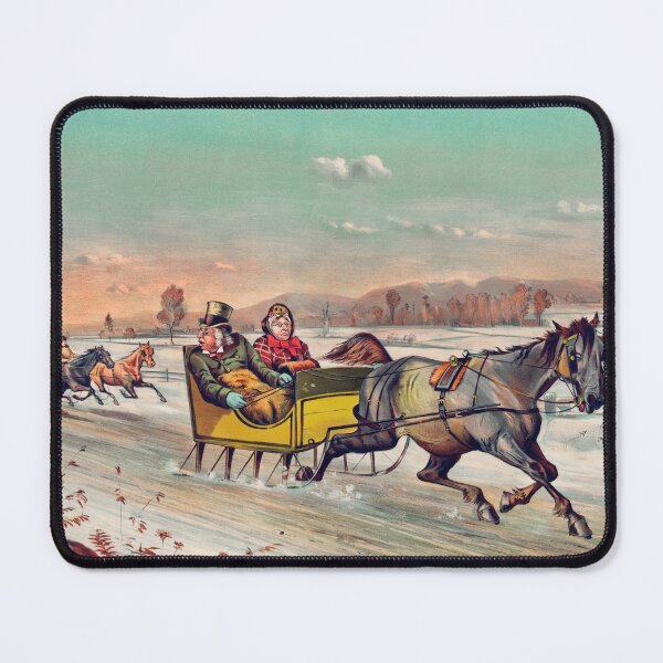 Item preview, "Waking up the old mare" Chromolithograph (ca. 1881) by Currier & Ives designed and sold by Designedbysm.