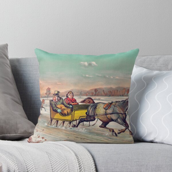 Item preview, "Waking up the old mare" Chromolithograph (ca. 1881) by Currier & Ives designed and sold by Designedbysm.