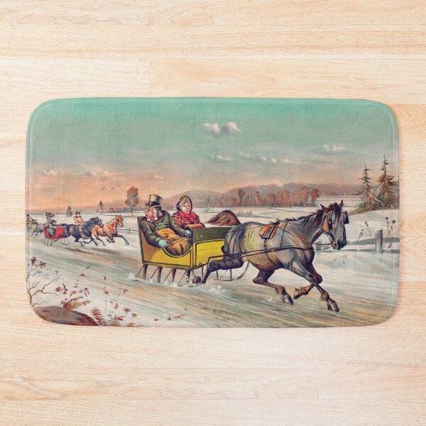 Item preview, "Waking up the old mare" Chromolithograph (ca. 1881) by Currier & Ives designed and sold by Designedbysm.
