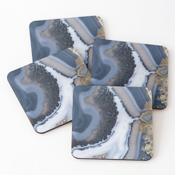 Item preview, Shades of blue marble print designed and sold by HadeeeeL.