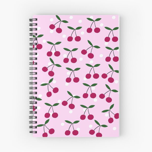 Item preview, Cute Cherry Pattern on Pink Background designed and sold by kapotka.