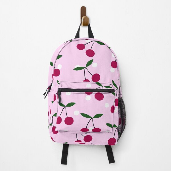 Item preview, Cute Cherry Pattern on Pink Background designed and sold by kapotka.
