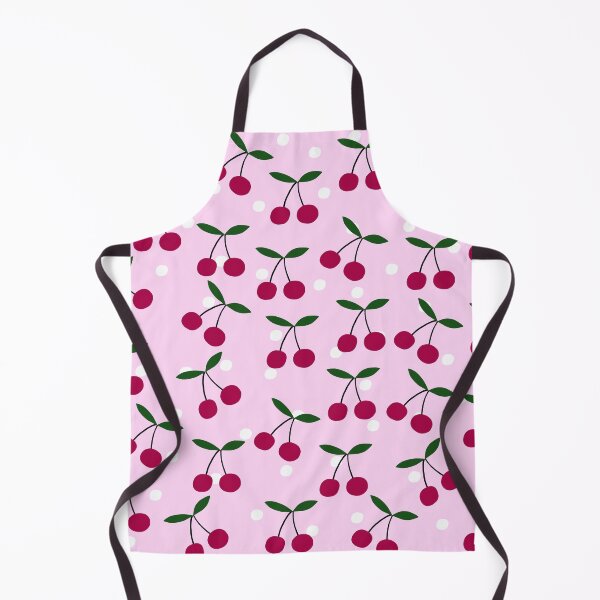 Item preview, Cute Cherry Pattern on Pink Background designed and sold by kapotka.