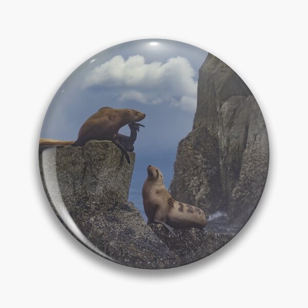 Item preview, Sea Lions 8567 - Resurrection Bay, Seward, Alaska designed and sold by AlsknMommaBear2.
