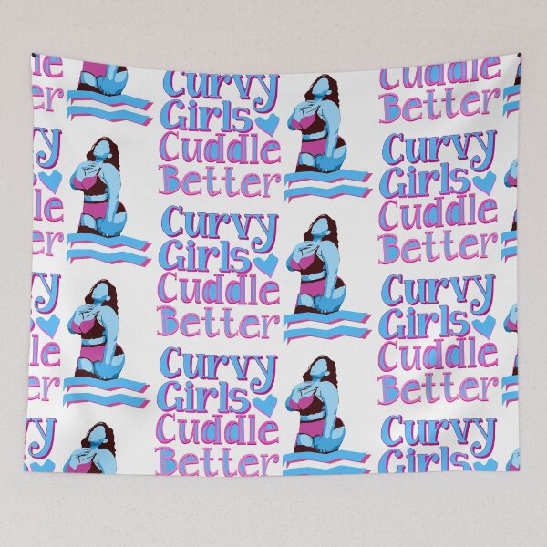 Item preview, Curvy Girls Cuddle Better designed and sold by DDDStudio.