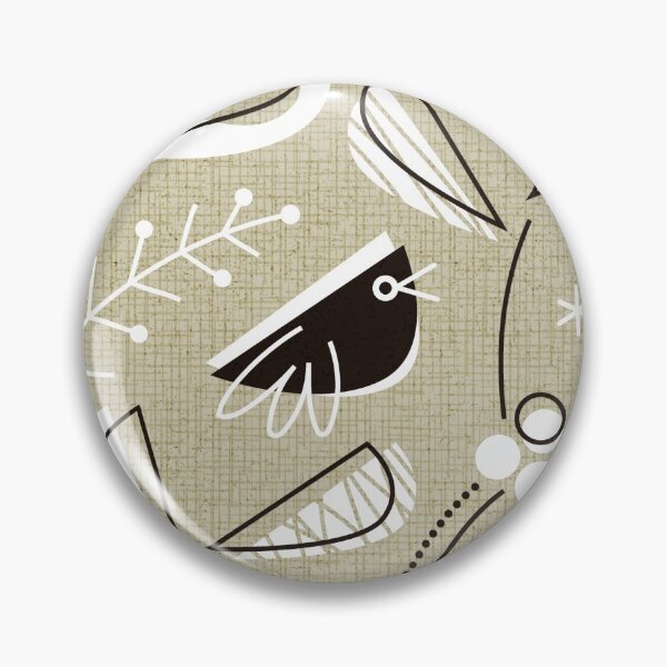 Item preview, MCM - Mistletoe and Blackbirds - Rustic Green designed and sold by miavaldez.