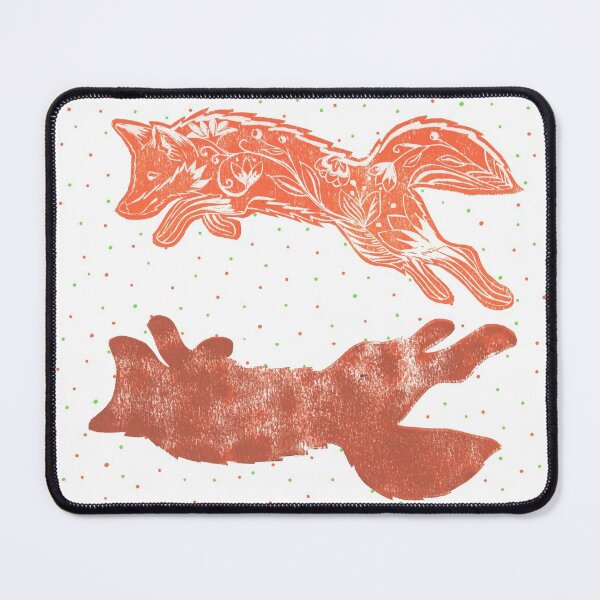 Item preview, Leaping Fox designed and sold by CraftyBunStudio.