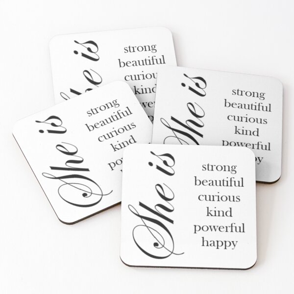 Item preview, She is...positive affirmations designed and sold by violetsareblue8.