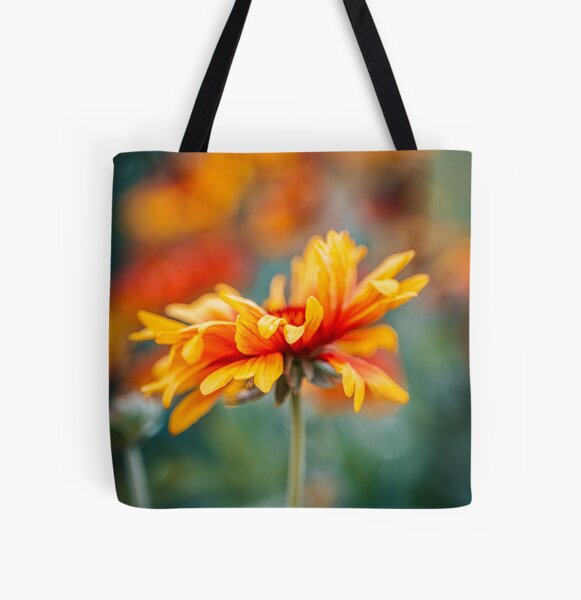 Orange flower II All Over Print Tote Bag