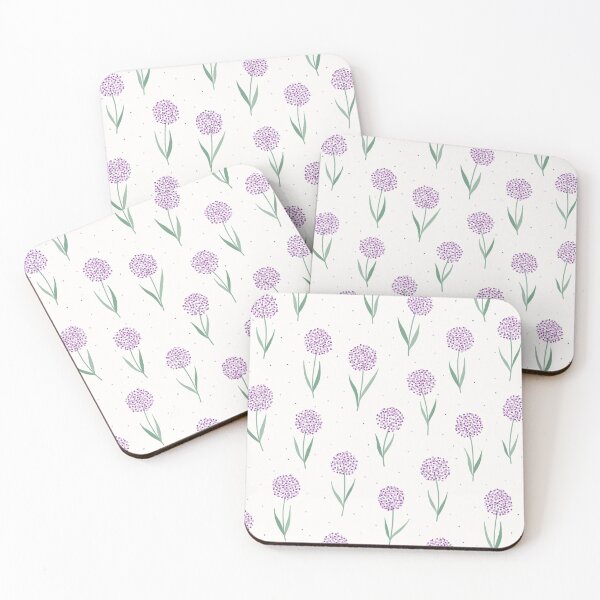 Item preview, Purple Alliums Pattern designed and sold by Calislahn.