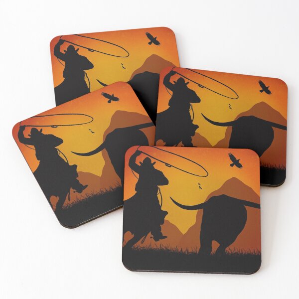 Item preview, Cowboy Sunset | Roping Western Design designed and sold by TalesFromTrails.