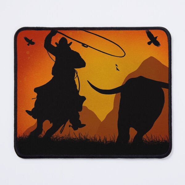 Item preview, Cowboy Sunset | Roping Western Design designed and sold by TalesFromTrails.