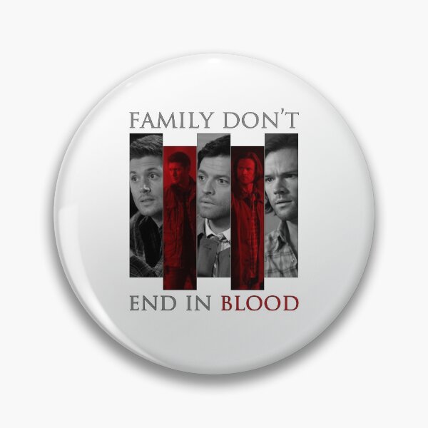 Item preview, Supernatural Family Don't End in Blood v2.0 designed and sold by obsidiandream.
