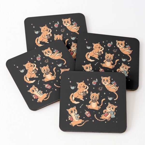 Item preview, Cats and Coffee by Tobe Fonseca designed and sold by Tobe Fonseca®.