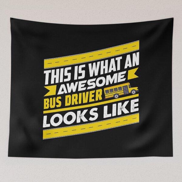 Item preview, This Is What An Awesome Bus Driver Looks Like Funny Gift graphic designed and sold by theodoros20.