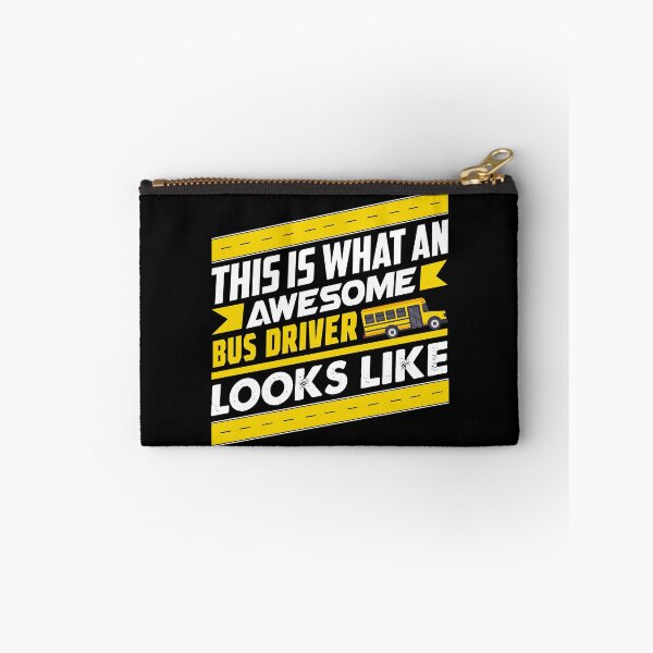 Item preview, This Is What An Awesome Bus Driver Looks Like Funny Gift graphic designed and sold by theodoros20.