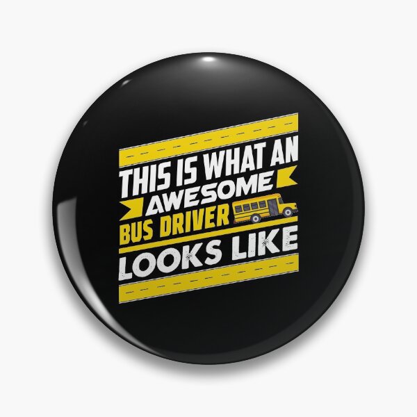 Item preview, This Is What An Awesome Bus Driver Looks Like Funny Gift graphic designed and sold by theodoros20.